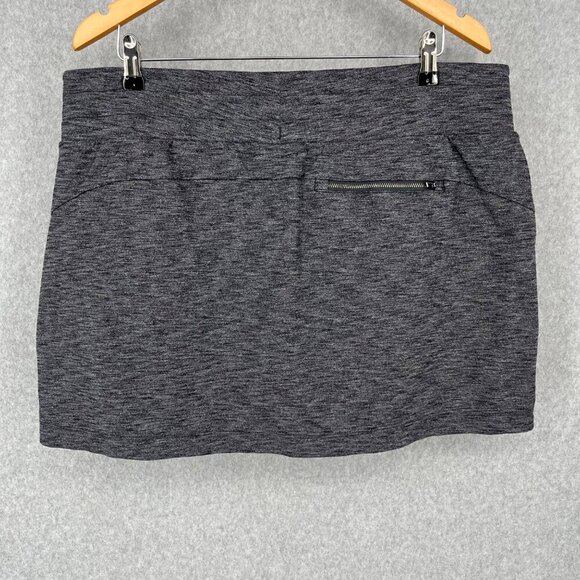 Athleta Metro Downtown Skort Size XL Heathered Gray Pockets Tennis Prep Golf EUC - Picture 4 of 14
